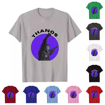 Унисекс Топ Повседневный принтованный короткий рукав свободный круглый вырез пуловер Топ S розовый