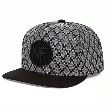 Унисекс Вышивка букв NF Хип-хоп шляпы Весна и Осень Уличные Регулируемые Повседневные Бейсболки Солнцезащитная шляпа серый