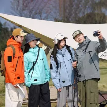 Унисекс ветро- и водонепроницаемые легкие куртки для альпинизма и рыбалки S