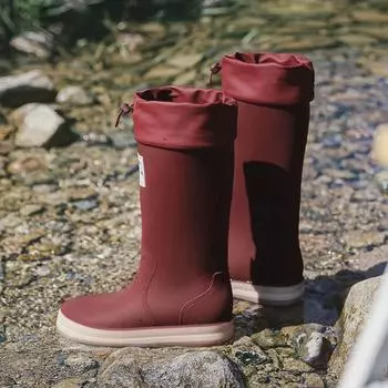 Унисекс водонепроницаемые нескользящие резиновые сапоги с утолщенной бархатной подкладкой для стильной одежды на открытом воздухе 36