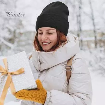 Унисекс вязаная шапка с атласной подкладкой предотвращает ломкость волос эластичная однотонная сохраняющая тепло шапка без полей головной убор для холодной погоды для работы на открытом воздухе вино красного