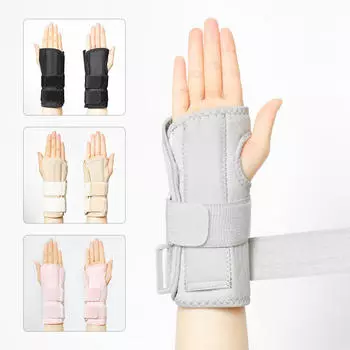 Унисекс, защита запястья, бандаж, поддержка запястного канала, растяжение связок, тренажерный зал, спортивный обезболивающий бандаж, защитное снаряжение Left чёрный