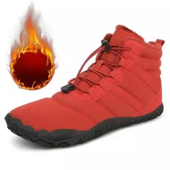 Унисекс зимние ботинки для снега для мужчин и женщин нескользящие треккинговые кроссовки водонепроницаемые утолщенные повседневные походные альпинистские походные ботинки 36 серый