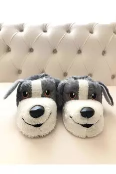 Унисекс, зимние фигурные плюшевые мягкие домашние тапочки, теплые домашние тапочки, хлопковая обувь