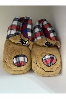 Унисекс, зимние фигурные плюшевые мягкие домашние тапочки, теплые домашние тапочки, хлопковая обувь