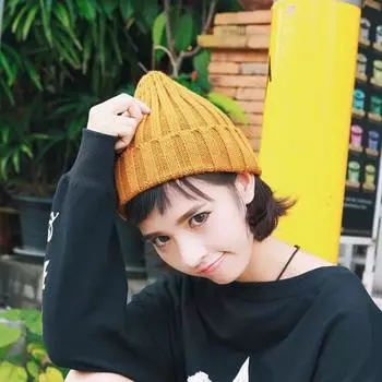 Унисекс зимняя вязаная шапка с толстыми полями, однотонная, эластичная, для защиты ушей, ветрозащитная, теплая для холодной погоды, головной убор чёрный