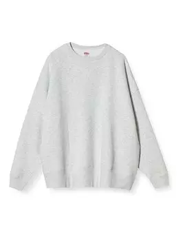 [United Athlete] 10.0oz TC Big Crew Sweatshirt Men s 562701 Ash Japan L (equivalent to Japanese size L)