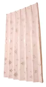 Univer Alyssa Drape 100cm Wide x 135cm Set of 2 Curtains, Pink, Long, розовый
