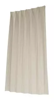Univer Blackout 100cm Wide x 200cm Set of 2 Drapes, Celeste, Ivory, Long,