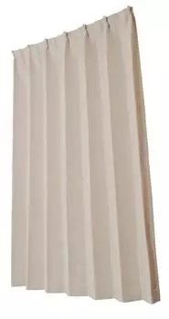 Univer Blackout Drape 100cm Wide x 105cm Set of Curtains, Ivory, Long, 2, HAZ-D0002 кремовый
