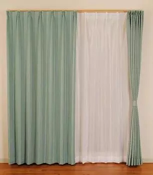 Univer Blackout Lace Set of 100cm Wide x 178cm 4 Panels & Curtains, 4, Brain, Turquoise, Long,