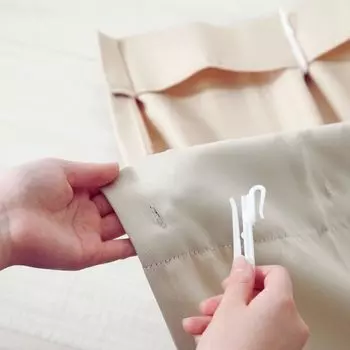 Univer Curtain Grade 1 Light 105cm Wide x 195cm 1 Easy Prevents Deterioration of Outer Sun Beige Lining, Add-on Curtain, Blocking, Washable, Size бежевый