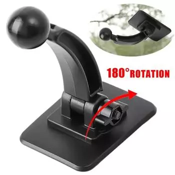 Universal180 Degree Rotation CarPhoneHolder 17mm Ball Head Base Dashboard Mount Bracket for IPhone14 13 Xiaomi Samsung Car Tools