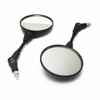 Universal 1 Pair Folding Motorcycle Side Rearview Mirror 10mm for Yamaha Honda Motocross Accessories for Bike Rearview Motor