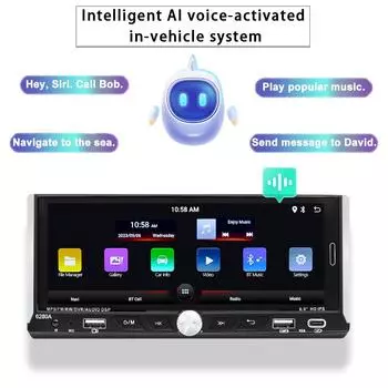 Universal 1din Auto Radio Android Multimedia Player 6.9 inch Touch Screen Car Stereo Video GPS Navigation WiFi Bluetooth