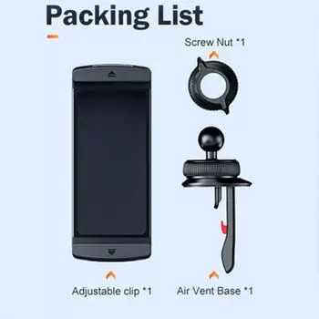 Universal 4-11 inch Tablet Stand Holder 360° Rotating Car Air Vent Mount For ipad Air Mini Tab Phone Auto чёрный