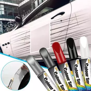 Universal 5 Colors Car Scratch Repair Paint Pen Auto Portable Touch Up Pens Car Scratches Clear Remover DIY Pens Car Accessories серебряный
