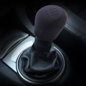 Universal 5Speed Car Silicone Gear Shift Knob Cover Gear Shift Non-Slip Grip Handle Protective Covers Interior Accessories чёрный