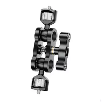 Universal Arm with Dual Ball Head Tripod Accessory Ballhead Extension for Digital