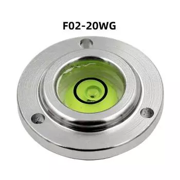 Universal Bead Ruler Upper Flange Round Spirit Level Bubble Embedded Customized Diameter 20mm to 40mm 1 PCS