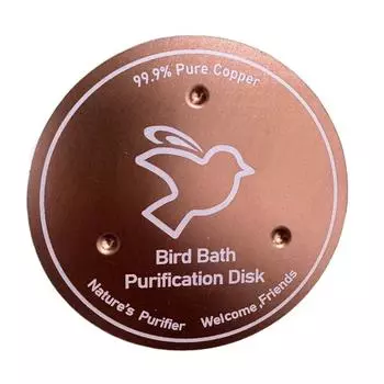 Universal Bird Bath Copper Disk 0.8mm Thick Outdoor Birdbaths Bowl Patio Style 1