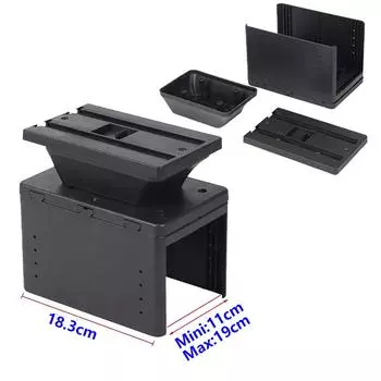 Universal Car Armrest Universal Model Armrest Car Accessories Storage Box Modification Retrofit parts Increase Relieve Fatigue