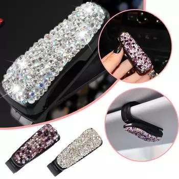 Universal Car Auto Sun Visor Glasses Box Sunglasses Case Pen Accessories Clip Eyeglasses Ticket Fastener Holder Card S3G5 белый