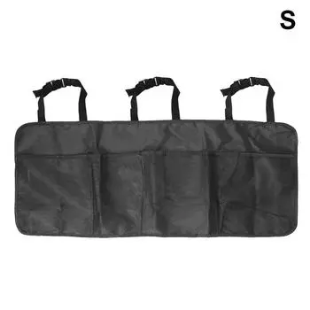 Universal Car Backseat Storage Bag Automobile Seat Back Organizers Multi-use Oxford Net High Capacity Car Trunk Organizer S