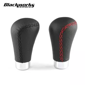 Универсальная автомобильная ручная ручка переключения передач, рычаг переключения передач, красная черная прострочка, искусственная кожа, рычаг переключения передач, детали салона автомобиля для Honda