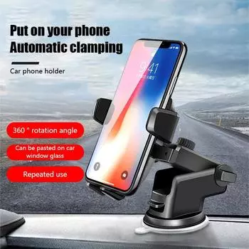 Universal Car Mobile Phone Holder Windshield Mobile Holder Car Navigation Air Outlet Phone Fixed Support Car Interior Supplies