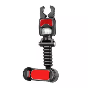 Universal Car Phone Holder 360. Rotatable Auto Rearview Mount Hanging Stand Cell Headrest Seat P6J6 black-1pcs