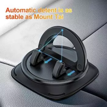 Universal Car Phone Holder Dashboard Sticking 360 Degree Rotate Stand Bracket Car Accessories For IPhone N4T2 чёрный