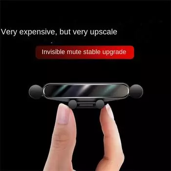 Универсальный автомобильный держатель для телефона, гравитационный воздуховыпускной клапан, устойчивый к тряске, 4 гибких силиконовых зажима, кронштейн для крепления мобильного телефона с навигацией