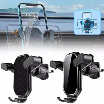 Universal Car Phone Holder Gravity Mobile Stand GPS Support Auto Air Vent Mount For IPhone Samsung Car Accessories L3Y8