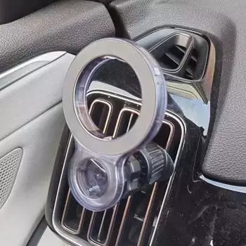 Universal Car Phone Holder Magsafe Air Vent Mount Stand Suction Smart Phone Bracket Mobile Phone чёрный