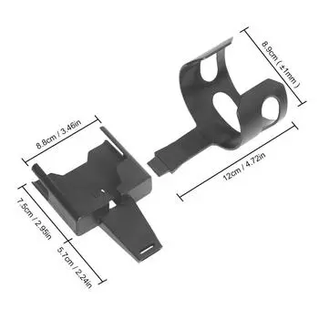 Универсальный автомобильный держатель для телефона, устойчивый, 2 в 1, защита от падения, подстаканник, крепление для телефона, автомобильная подставка для телефона, автомобильные аксессуары чёрный