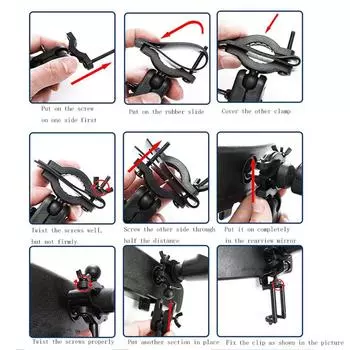 Универсальный держатель для зеркала заднего вида автомобиля, держатель для мобильного телефона, видеорегистратор, вращающийся на 360 градусов, подставка для смартфона, кронштейн для GPS-навигатора CZECH REPUBLIC