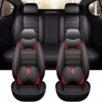 Universal Car Seat Cover for Most Car Model Comfortable Breathable Car Accessories Interior Details Seat Protector Pu Leather