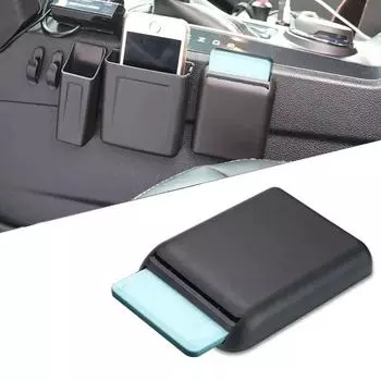 Universal Car Seat Crevice Plastic Storage Box Card Billing Phone Holder Organizer Reserved Design for Pocket Auto Accessories чёрный