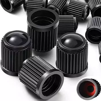 Универсальный автомобильный колпачок клапана пластиковый колпачок для колеса шины воздушный шток черный красный синий пылезащитный колпачок клапана шины для автомобиля мотоцикла велосипеда