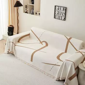 Universal Chenille Sofa Cover Four Seasons Slip-resistant Simple Sofa Blanket Full-wrap Cat-proof Towel Covers 180x130