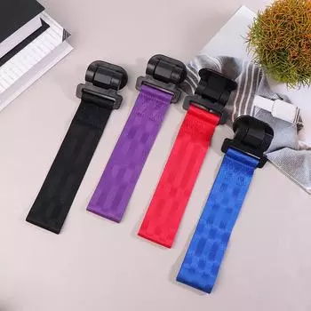 Universal Fit Car/Auto Racing Sports Style Tow Towing Rope Strap Front Rear Bumper Body Trunk Decoration Sticker Trailer Ropes синий