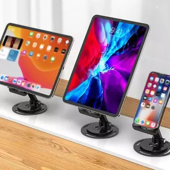 Универсальный складной настольный держатель для телефона, подставка для iPhone, Samsung, регулируемая настольная подставка Live Lazy Stand, противоскользящий кронштейн для планшета