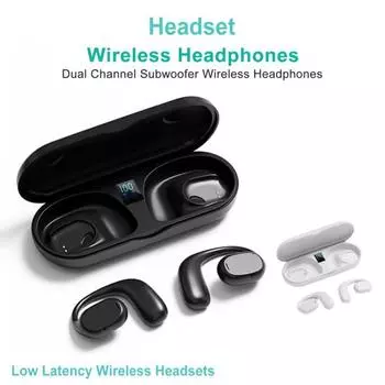 Universal Headphones Fingerprint Touch 350mAh Charging Case Game Playing чёрный