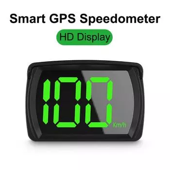 Universal HUD Smart Car Head Up Display GPS HUD Digital Speedometer Car Electronic Accessories KMH HD Display Big Font MPH