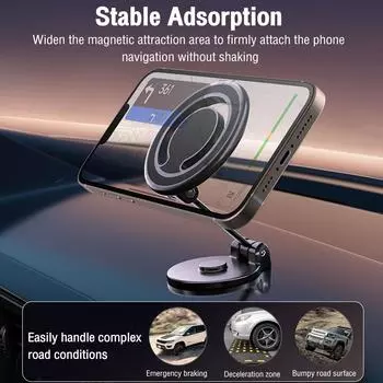 Universal Magnetic Car Phone Holder Instrument desk support in Car Smartphone Bracket For iPhone 15 14 13 Samsung Xiaomi