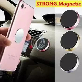 Universal Magnetic Car Phone Holder Magnet Mount Vent Smartphone Bracket Stick on Car Dashboard Wall for iPhone Samsung Xiaomi