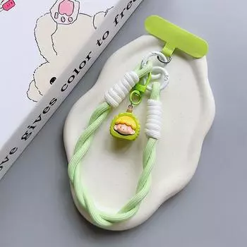 Universal Mobile Phone Lanyard Cartoon Phone Hanging Chain Sweet Versatile Phone Wrist Strap Detachable Phone Anti Loss Rope