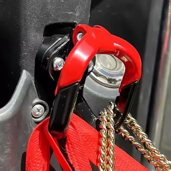 Универсальный держатель для мотошлема, крючок для багажа, крючок для сумки, алюминиевый сплав, многофункциональные аксессуары для мотоциклов оранжевый