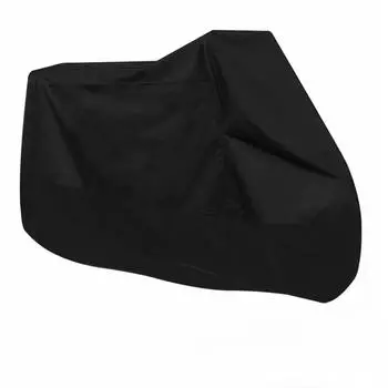 Универсальные чехлы для мотоциклов, УФ-защитный чехол, водонепроницаемый, солнцезащитный, УФ-дождевой, снегозащитный, для помещений, улицы, велосипеда, мотороллера, пылезащитный M чёрный